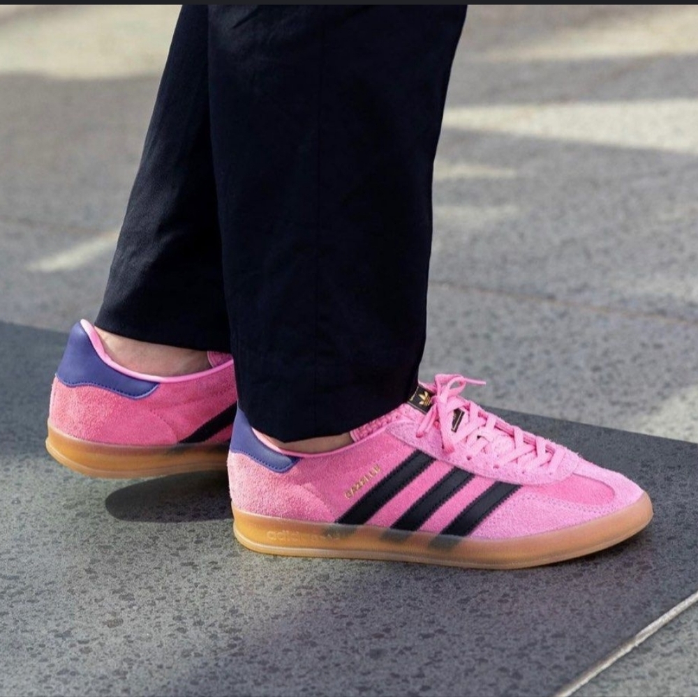 Adidas Gazelle Indoor Shoes 'Bliss Pink Core Black' IE7002